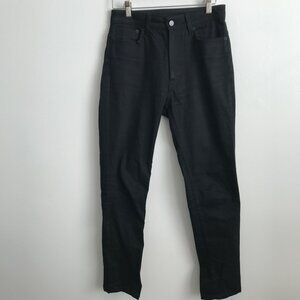 OAK NYC MENS JEANS BLACK SLIM STRAIGHT DENIM 28